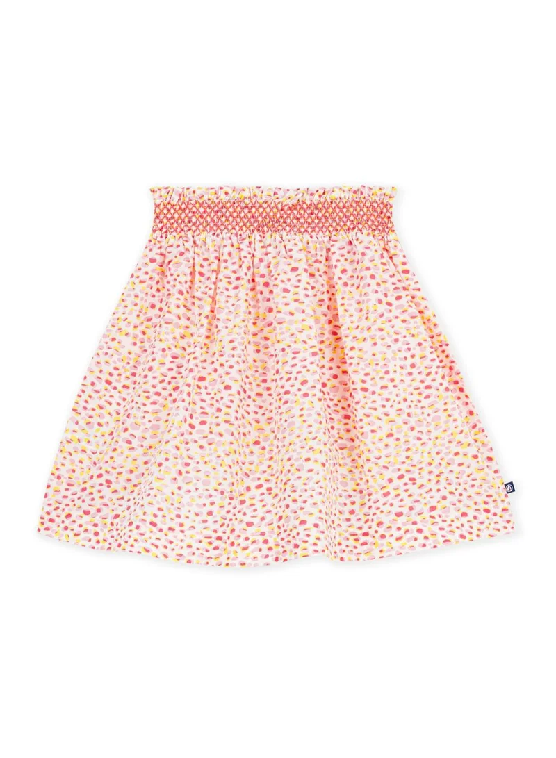 Petit Bateau Children's short printed cotton skirt